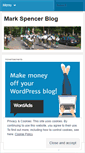Mobile Screenshot of markspencer.wordpress.com