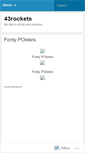 Mobile Screenshot of 43rockets.wordpress.com
