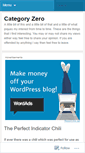 Mobile Screenshot of categoryzero.wordpress.com
