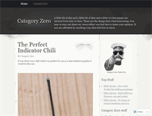 Tablet Screenshot of categoryzero.wordpress.com
