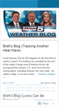 Mobile Screenshot of kctv5weatherblog.wordpress.com