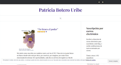 Desktop Screenshot of patriciabotero.wordpress.com