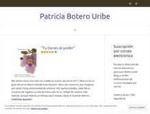 Tablet Screenshot of patriciabotero.wordpress.com