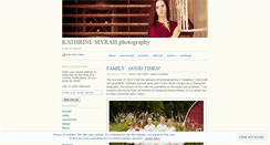 Desktop Screenshot of kathrinemyrah.wordpress.com