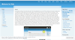 Desktop Screenshot of mixturesforkids.wordpress.com