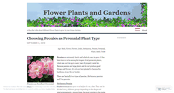 Desktop Screenshot of flowerplants.wordpress.com