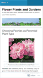 Mobile Screenshot of flowerplants.wordpress.com