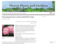 Tablet Screenshot of flowerplants.wordpress.com