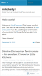 Mobile Screenshot of mitchellyl.wordpress.com