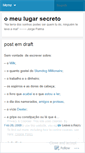 Mobile Screenshot of omeulugarsecreto.wordpress.com