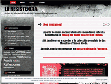 Tablet Screenshot of laresistenciacud.wordpress.com