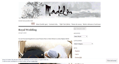 Desktop Screenshot of madelin.wordpress.com