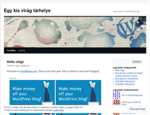 Tablet Screenshot of egykisvirag.wordpress.com