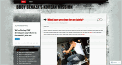 Desktop Screenshot of bboybenaza.wordpress.com