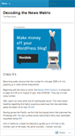 Mobile Screenshot of decodingnews.wordpress.com