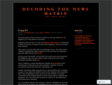 Tablet Screenshot of decodingnews.wordpress.com