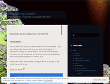 Tablet Screenshot of letsdiscovertenerife.wordpress.com
