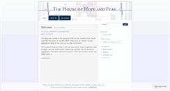 Desktop Screenshot of houseofhopeandfear.wordpress.com