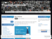 Tablet Screenshot of foolishblatherings.wordpress.com