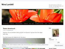 Tablet Screenshot of ninalundell.wordpress.com