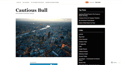 Desktop Screenshot of cautiousbull.wordpress.com