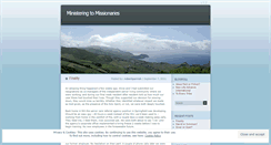 Desktop Screenshot of ministeringtomissionaries.wordpress.com