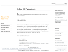 Tablet Screenshot of hqaccounts.wordpress.com