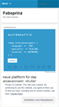 Mobile Screenshot of fabsprinz.wordpress.com