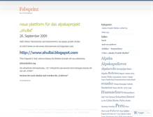 Tablet Screenshot of fabsprinz.wordpress.com