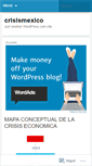 Mobile Screenshot of crisismexico.wordpress.com