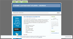 Desktop Screenshot of leathervest.wordpress.com