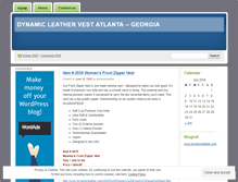 Tablet Screenshot of leathervest.wordpress.com