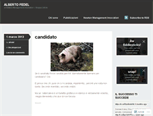Tablet Screenshot of albertofedel.wordpress.com