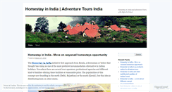 Desktop Screenshot of homestayinindia.wordpress.com