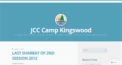 Desktop Screenshot of campkingswood.wordpress.com