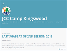 Tablet Screenshot of campkingswood.wordpress.com