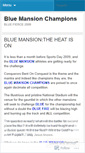 Mobile Screenshot of bluemansion.wordpress.com