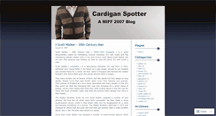 Desktop Screenshot of cardiganspotter.wordpress.com