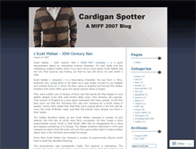 Tablet Screenshot of cardiganspotter.wordpress.com