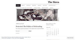 Desktop Screenshot of hearthesiren.wordpress.com