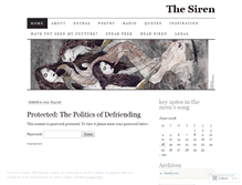 Tablet Screenshot of hearthesiren.wordpress.com