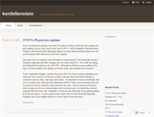 Tablet Screenshot of kenfellenstein.wordpress.com