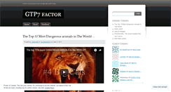 Desktop Screenshot of gtpfactor.wordpress.com