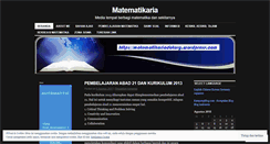 Desktop Screenshot of matematikariadotorg.wordpress.com