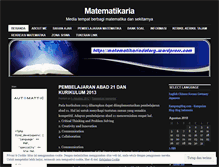 Tablet Screenshot of matematikariadotorg.wordpress.com