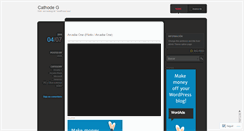 Desktop Screenshot of cathodeg.wordpress.com