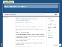 Tablet Screenshot of mikehaworth.wordpress.com