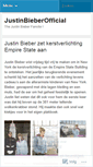 Mobile Screenshot of justinbiebershouldcometobelgium.wordpress.com