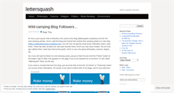 Desktop Screenshot of lettersquash.wordpress.com