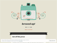 Tablet Screenshot of brewedup.wordpress.com